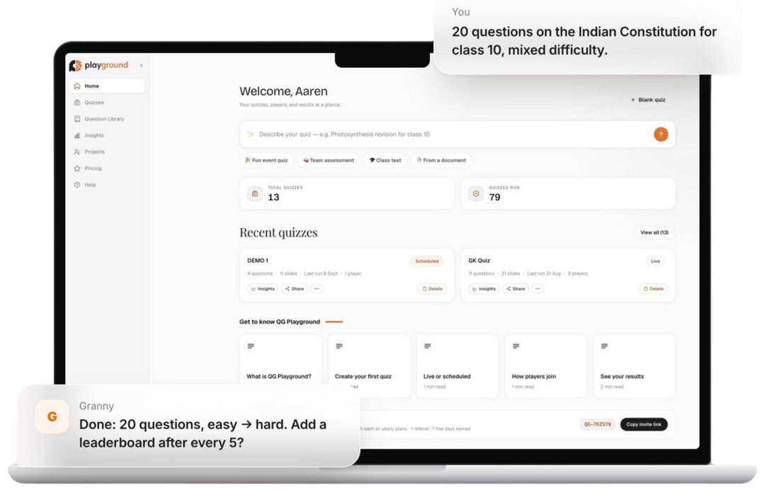 qg playground ai builder 1